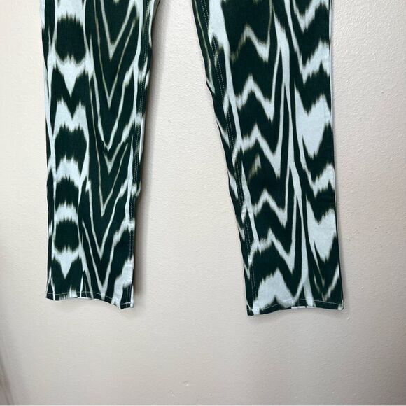 Jones New York Sutton Straight Loden Green Combo Slimming Jeans Women 12 NWT - Picture 5 of 16